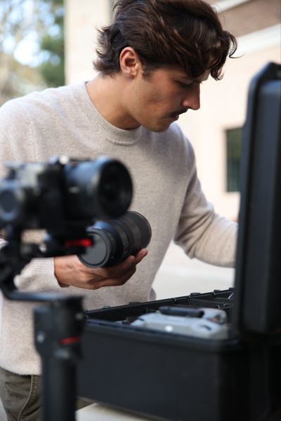 On-site filming with a YSHQ client