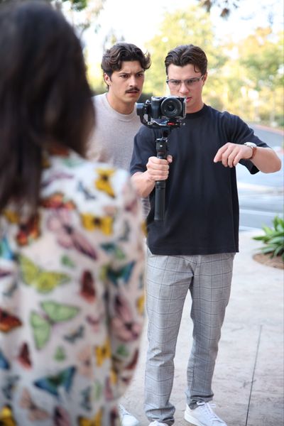 On-site filming with a YSHQ client