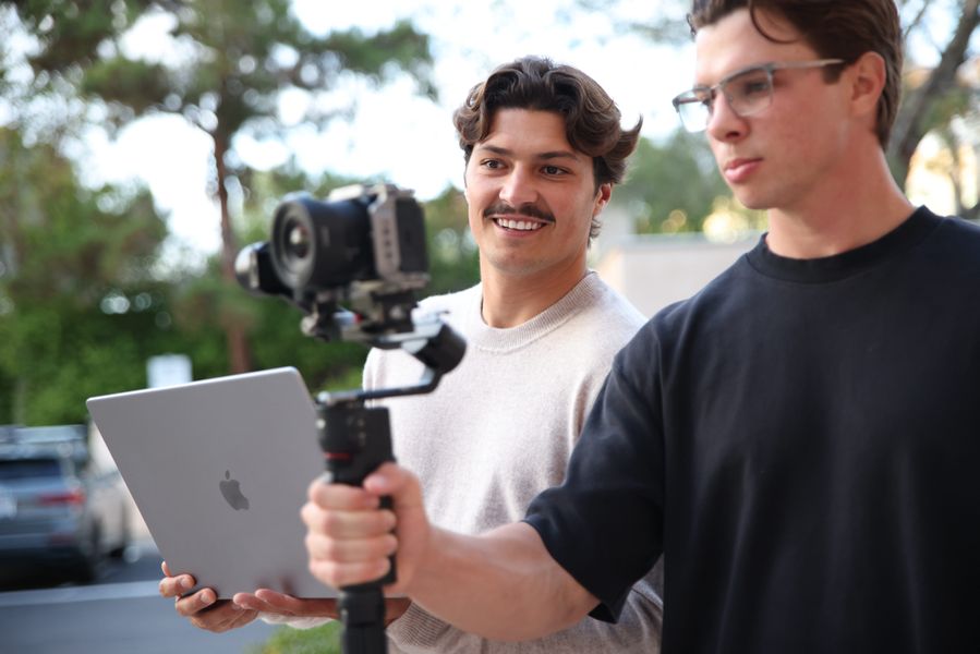 On-site filming with a YSHQ client